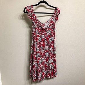 Floral Red Sundress